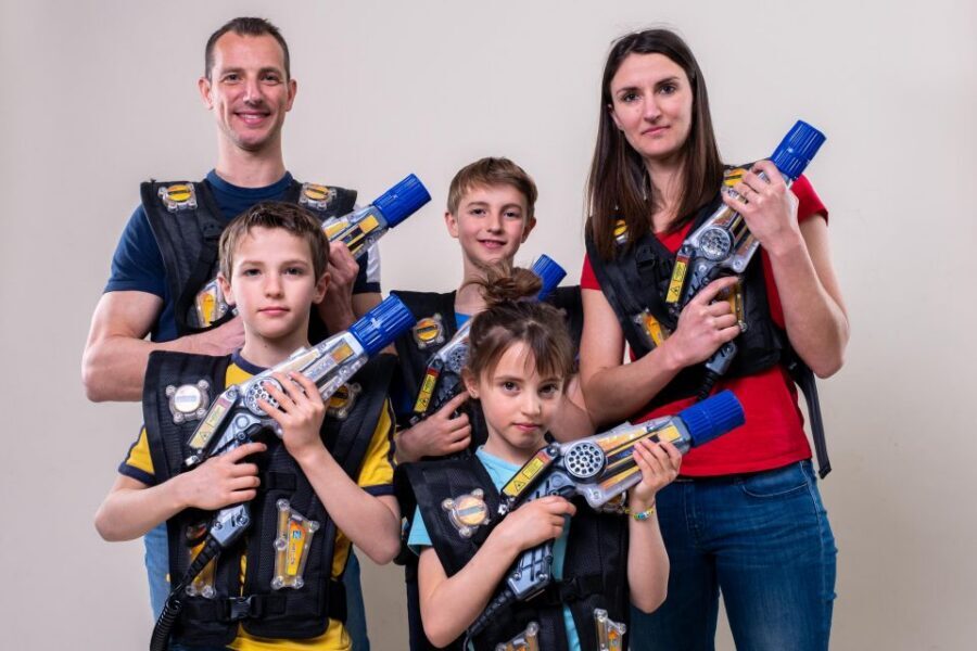 3 round zone Premium Lasertag - Price and time value for about $41 per person