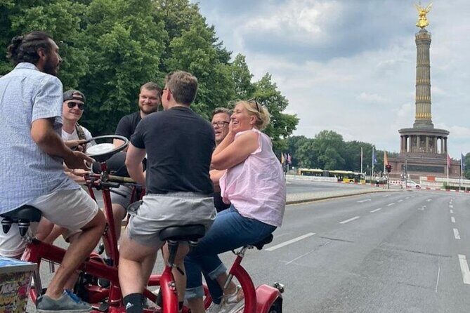 Beer Bike & Party Bike Highlights Berlin City Tour including pick-up - Berlin’s biggest sights, served on wheels