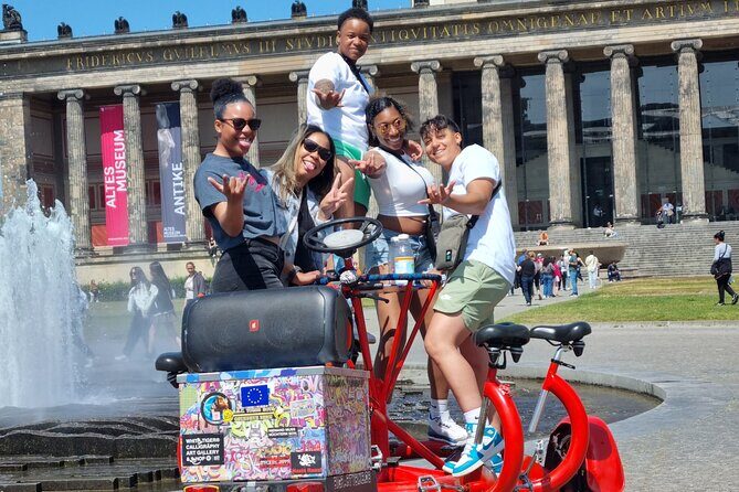 Beer Bike & Party Bike Highlights Berlin City Tour including pick-up - Stop-by-stop: the landmarks you’ll roll past