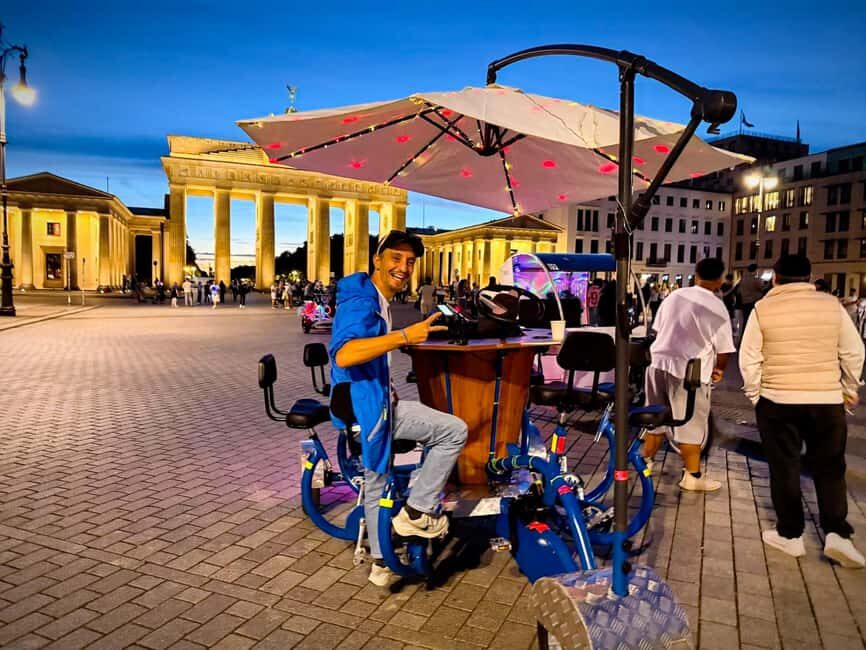 Beer Bike & Party Bike: Unforgettable Berlin City Tour incl. pickup - What you actually get for the $40 base price