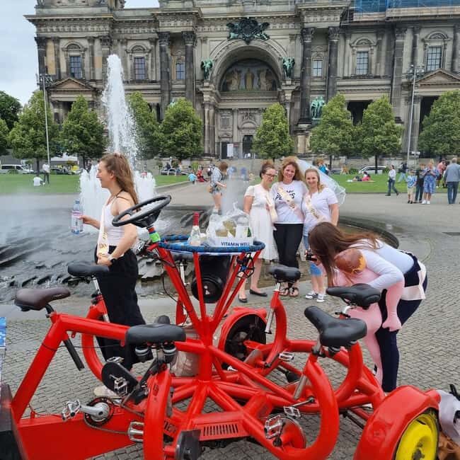 Beer Bike & Party Bike: Unforgettable Berlin City Tour incl. pickup - Beer and alcohol add-ons: budget like a pro