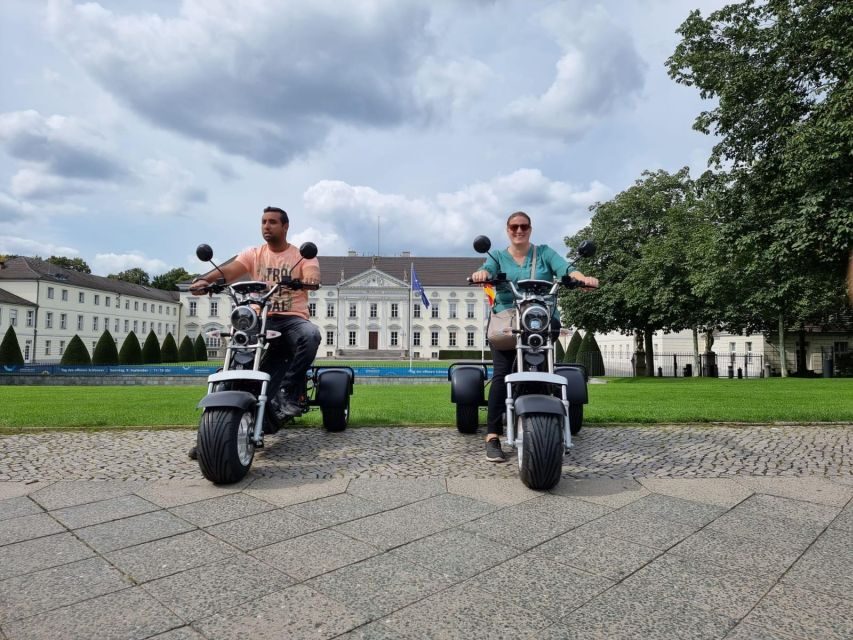 Berlin: 3-Hour Guided Small Group Fat Tire E-Scooter Tour - From Reichstag-area stops to the Brandenburg Gate: seeing the city in one story