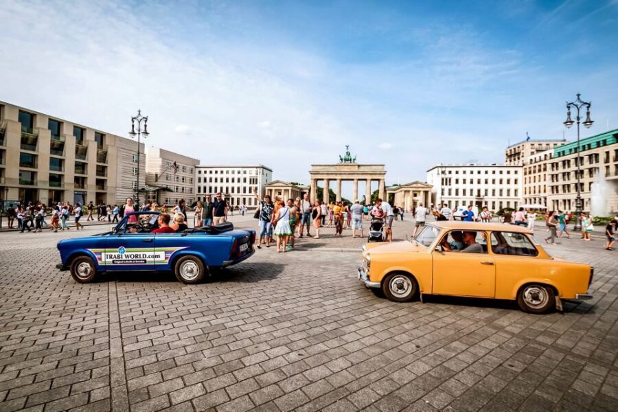 Berlin: 75-minute Trabi Safari - West Berlin From a Trabant: Brandenburg Gate and the Classics