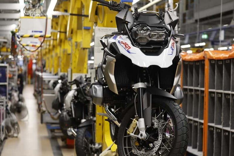 Berlin: BMW Motorrad Production – See How Bikes Are Built - Inside the BMW Motorcycle Factory: logistics first, then the line