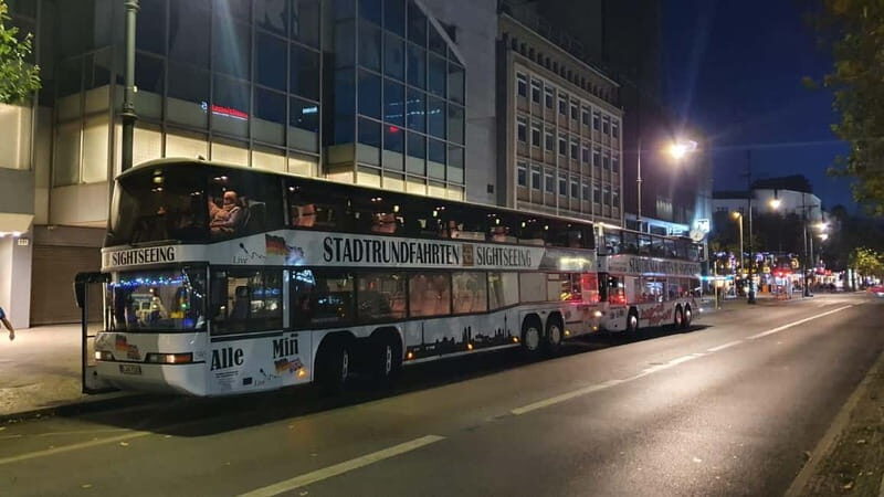 Berlin: Bus Tour by Night with Live Commentary - The Route Through Tiergarten and the West-City Icons
