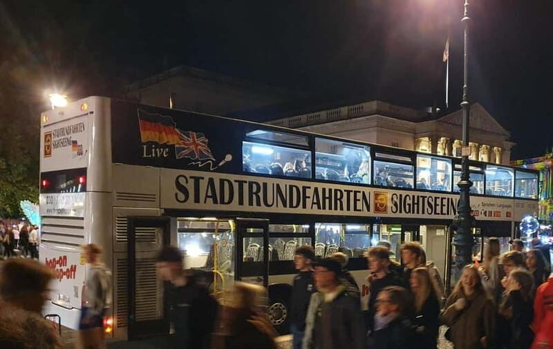 Berlin: Bus Tour by Night with Live Commentary - Potsdamer Platz and Friedrichstraße: Where the City Looks Like a Movie
