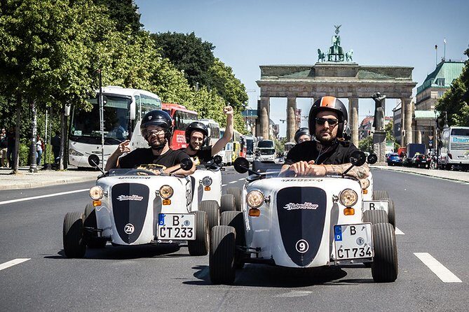 Berlin City Tour in a Mini Hotrod - Your Mini Hotrod Experience: Helmets, Test Ride, and Real Road Feel