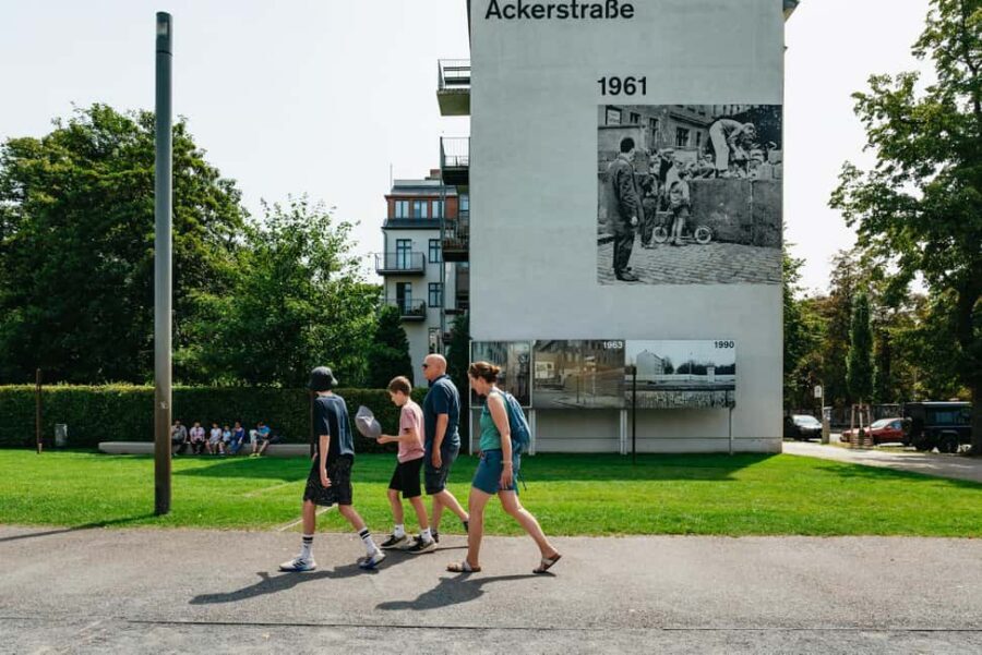 Berlin: Cold War Walking Tour on Berlin Wall Route - The border strip viewpoint from a tower: seeing control in 3D