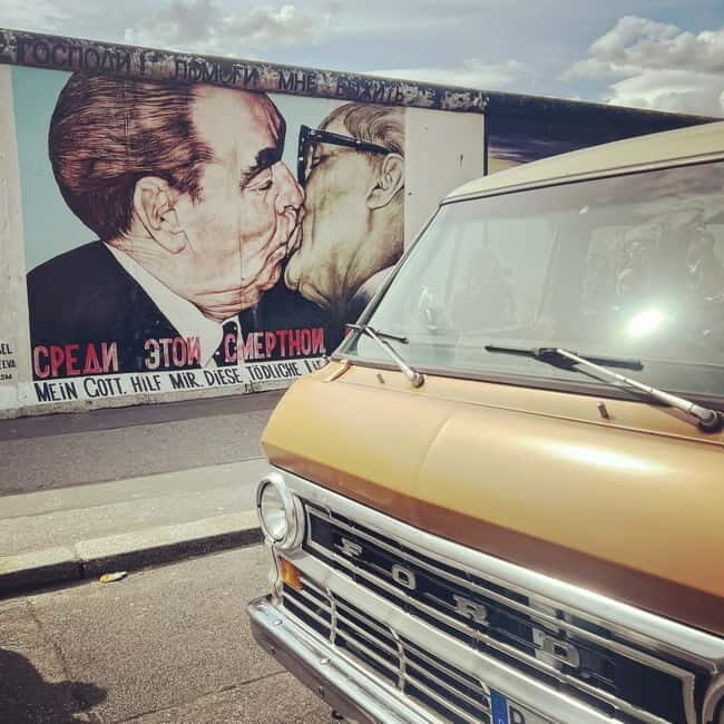 Berlin: DIY & Subculture Sightseeing in a 1972 Ford Van! - East Side Gallery Start: Wall Memory Meets Underground Streets