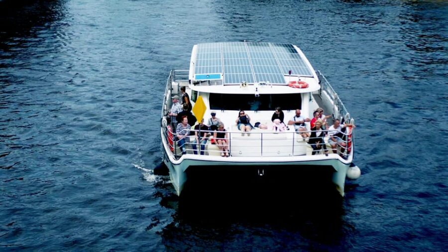 Berlin: Exclusive Boat Tour on a Solar-Powered Catamaran - The quiet boarding vibe: welcome drink, audio guides, and what’s actually on board