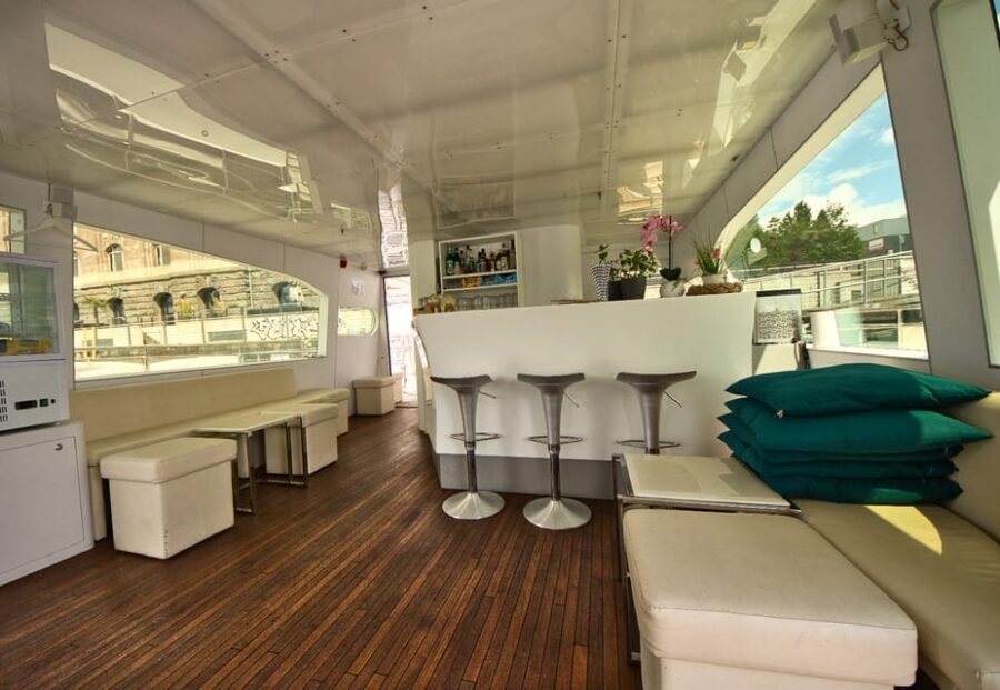 Berlin: Exclusive Boat Tour on a Solar-Powered Catamaran - Comfort on a small catamaran: seating choices and weather-proof tips