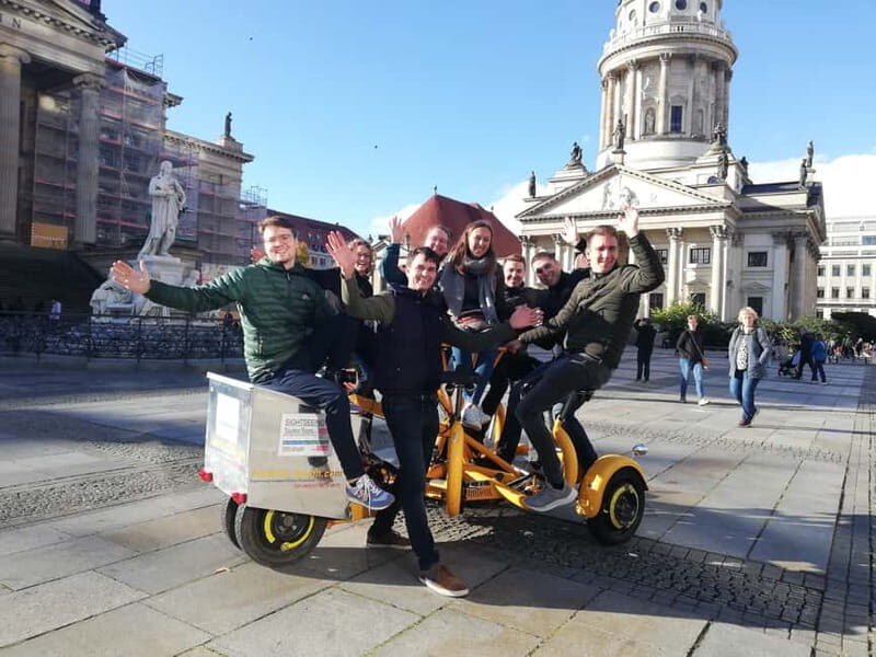 Berlin: Fun Private Guided Sightseeing Tours with Teambikes - The meeting point: Pariser Platz by the French Embassy area