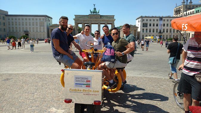 Berlin : Guided Private Sightseeing Tours with Funbikes, Teambikes - The ride plan: short, guided stops across Berlin’s biggest icons