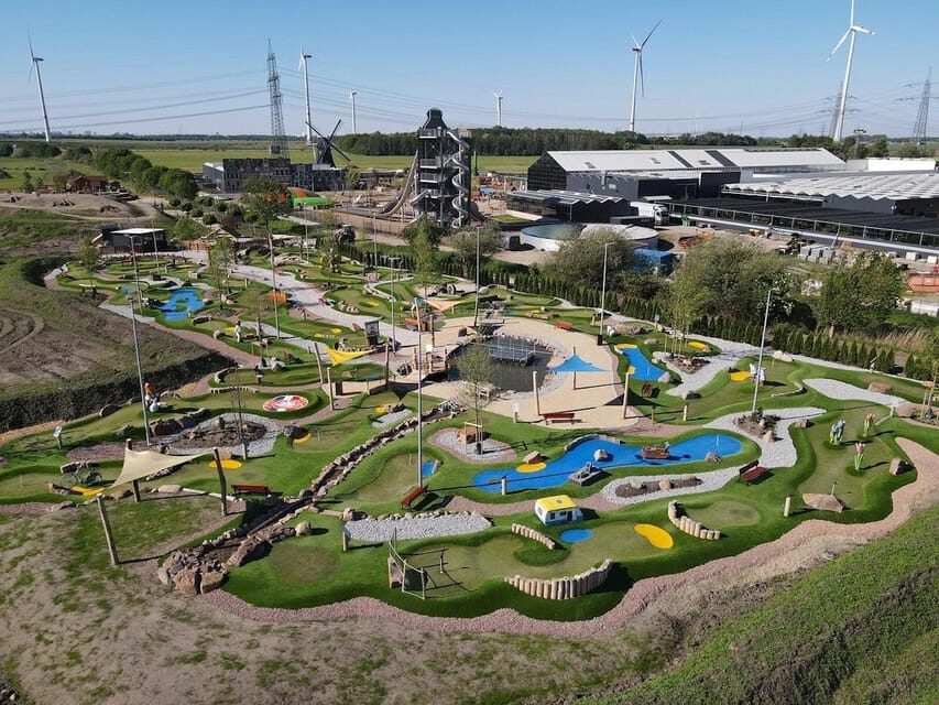 Berlin: Holland-Park day ticket - Slides and the slide tower panorama for real thrill-seekers