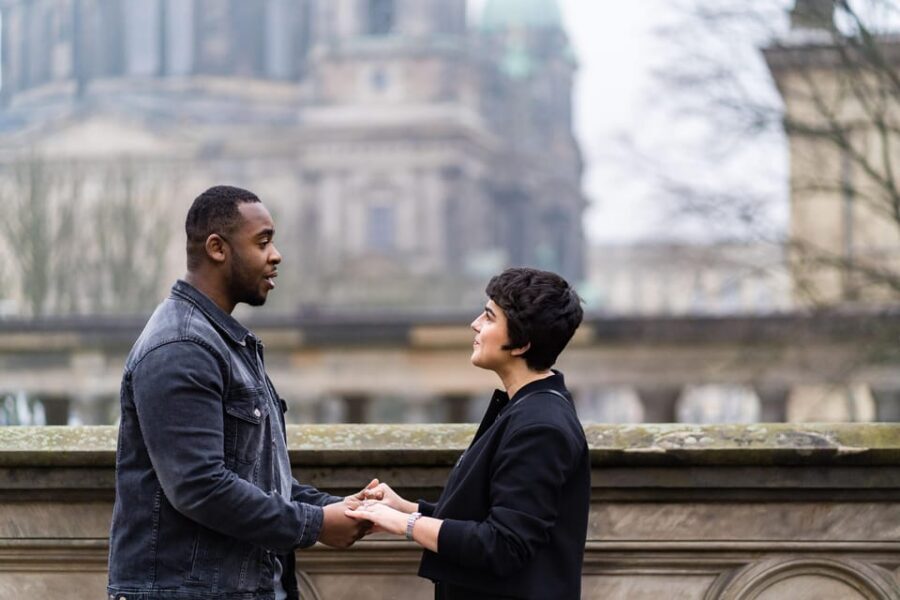 Berlin Love Story: Surprise Proposal Photography Session - Practical reality: transport, public space, and simple etiquette