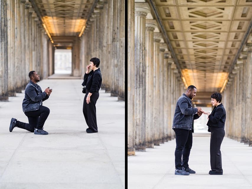Berlin Love Story: Surprise Proposal Photography Session - Where you meet in Berlin, and how the 1-hour shoot actually works