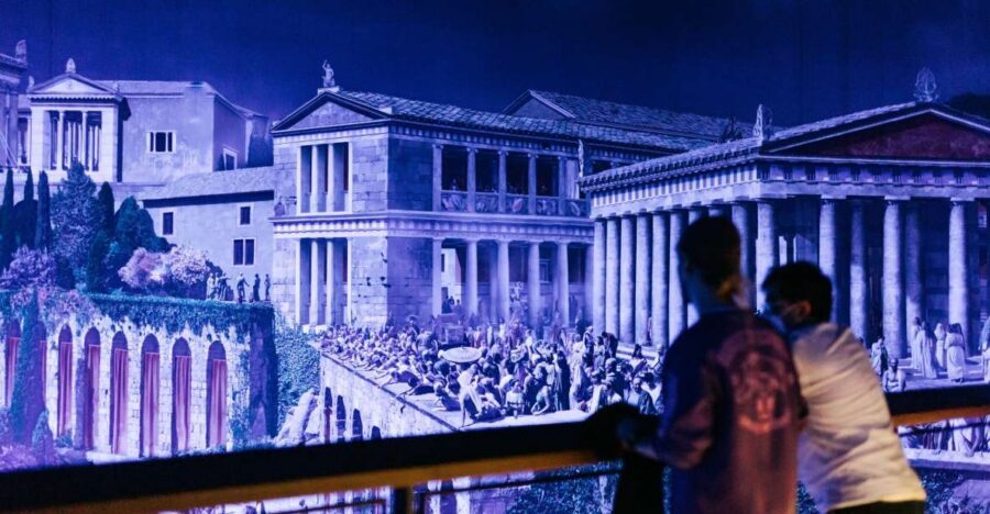 Berlin: "Pergamonmuseum. The Panorama" Exhibition Tickets - Inside the panorama room: the AD 129 city trick