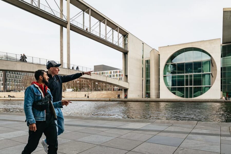 Berlin: Reichstag, Dome and Government District Guided Tour - Crossing into the government district and the Reichstag area