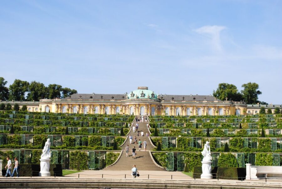Berlin: Sachsenhausen Concentration Camp and Potsdam Tour - The bus ride with Glienicke Bridge and Checkpoint Bravo context