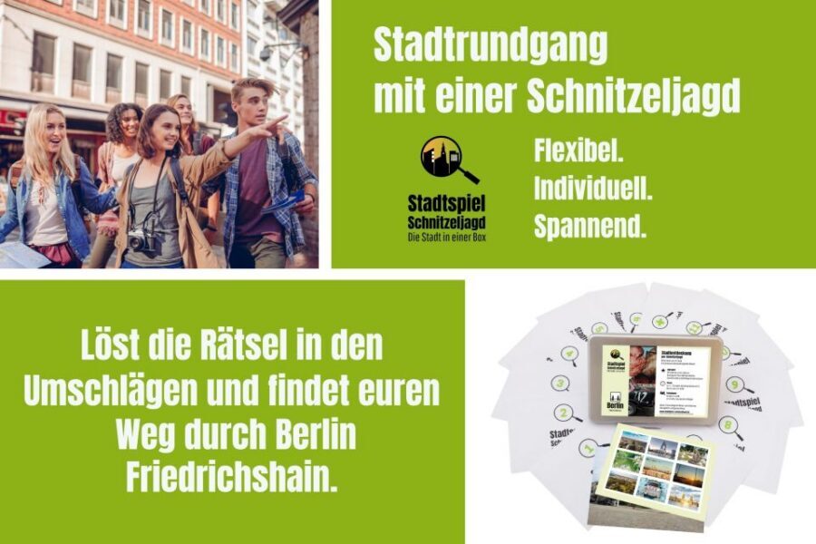 Berlin: Scavenger Hunt through Friedrichshain - How the Friedrichshain City Game Actually Moves