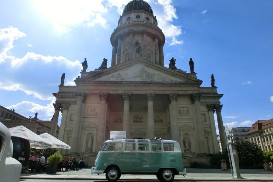 Berlin: Sightseeing Tour in Classic Volkswagen T1 Samba Bus - Brandenburg Gate to the Reichstag: the political Berlin window