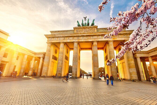 Big Bus Berlin Panoramic Night Tour by Open-Top Bus - Brandenburg Gate after dark, plus the Berlin Wall Memorial moment