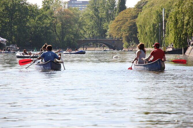 Explore Berlin by canoe - Osthafen and the East-West remnants: history without the heavy tone