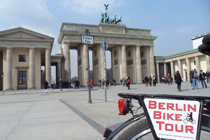 Half-Day Guided Bike Tour of Central Berlin's Highlights - Brandenburg Gate and the route back through Bebel Place
