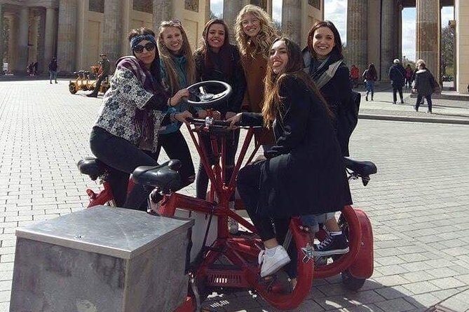 Jetbike Berlin fun bike beer bike - Berlin Wall Memorial and Checkpoint Charlie: the Cold War geography you can ride