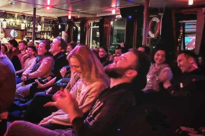 Laughing Spree - English Comedy Show on a Boat - East Side Gallery Views From Aboard: The Location Turns Into Part of the Show