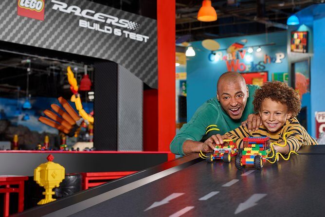 LEGOLAND Discovery Centre Berlin Admission Ticket - Attractions that keep kids moving: Dragon Ride, LEGO cars, and LEGO factory tour