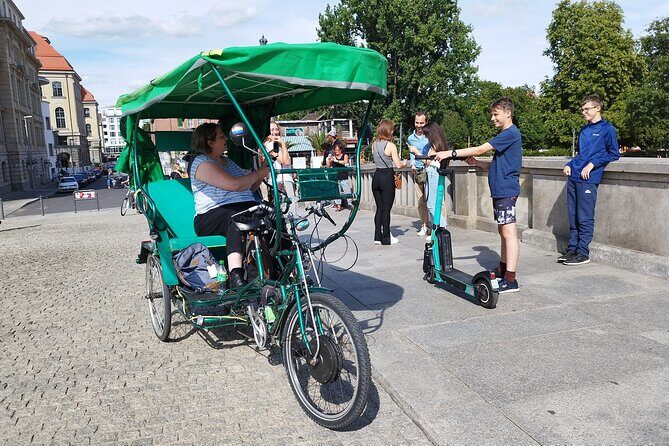 One Up to 3 Rickshaws(6 GUESTS)-Taylor Made Rickshaw Berlin Tour - Alexanderplatz to Berliner Fernsehturm: tallest-tower first impression