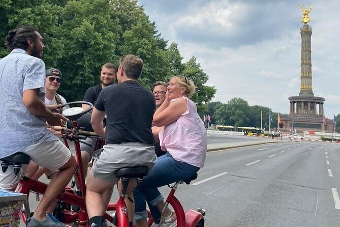 Party and Beer Bike Private Sightseeing Tour Berlin with Pick-up - What you really ride: party-bike sightseeing at Berlin speed