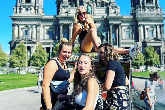 Rickshaw Sightseeing City Tours Berlin - Rikscha Tours - German Chancellery and the Tiergarten Soviet War Memorial