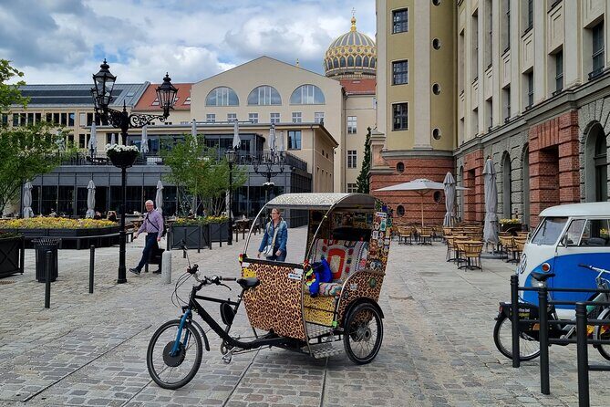 Rickshaw Sightseeing City Tours Berlin - Rikscha Tours - Potsdamer Platz and the shift from history to city life