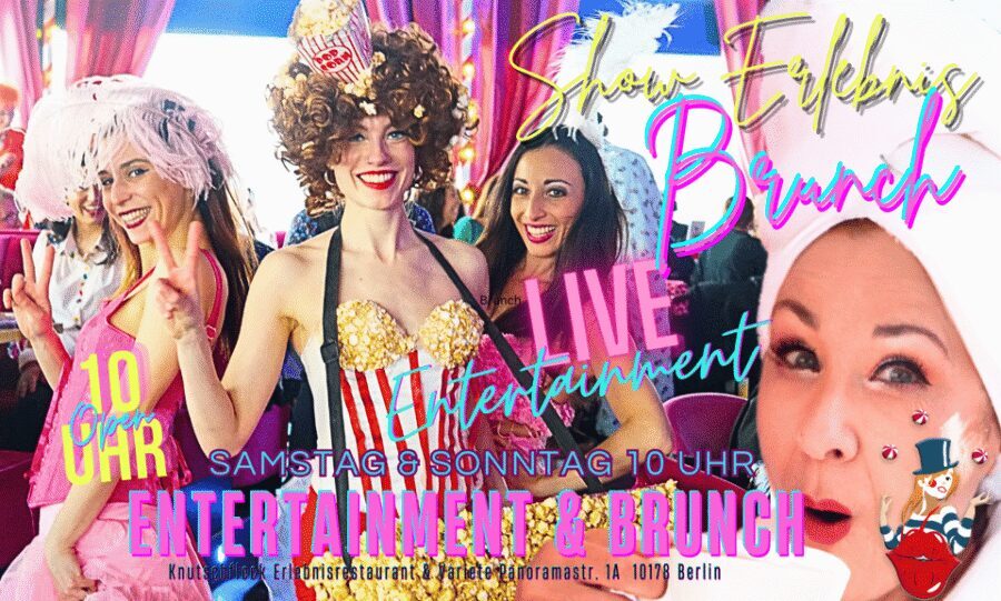 suprise-brunch at adventure restaurant Knutschfleck Berlin - Timing and price: $35 worth of brunch theater
